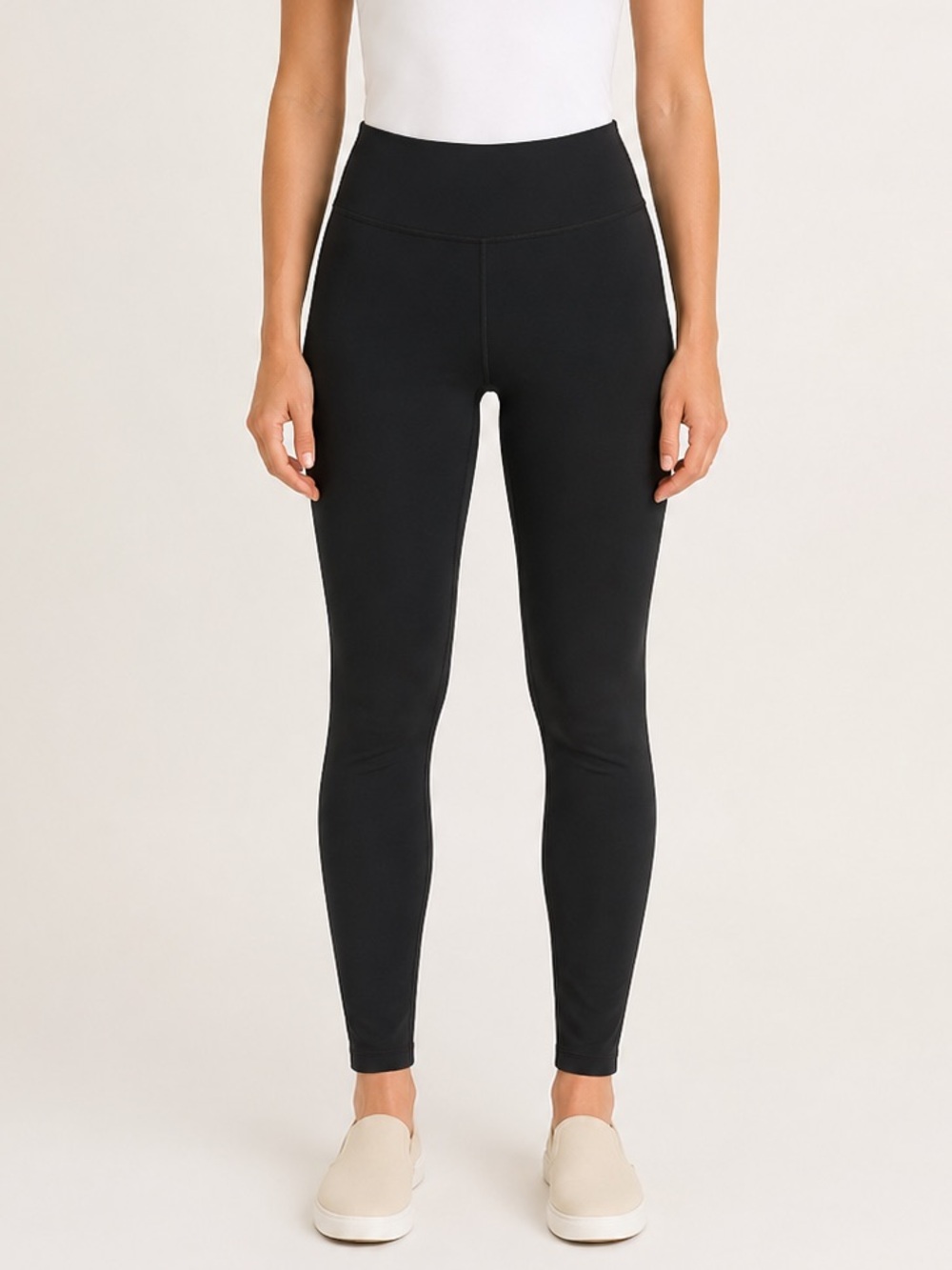 Under Armour High-Waist Ankle Leggings Ruched Back Legs Black Size Medium 8-10